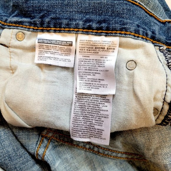 Levis Mens 559-4258 Loose Straight Leg Relaxed Jeans - Picture 14 of 16